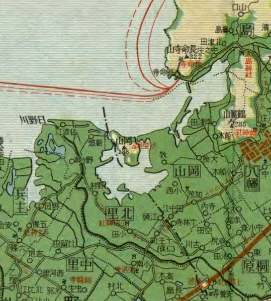 ファイル:水茎の岡周辺地図1941.jpg
